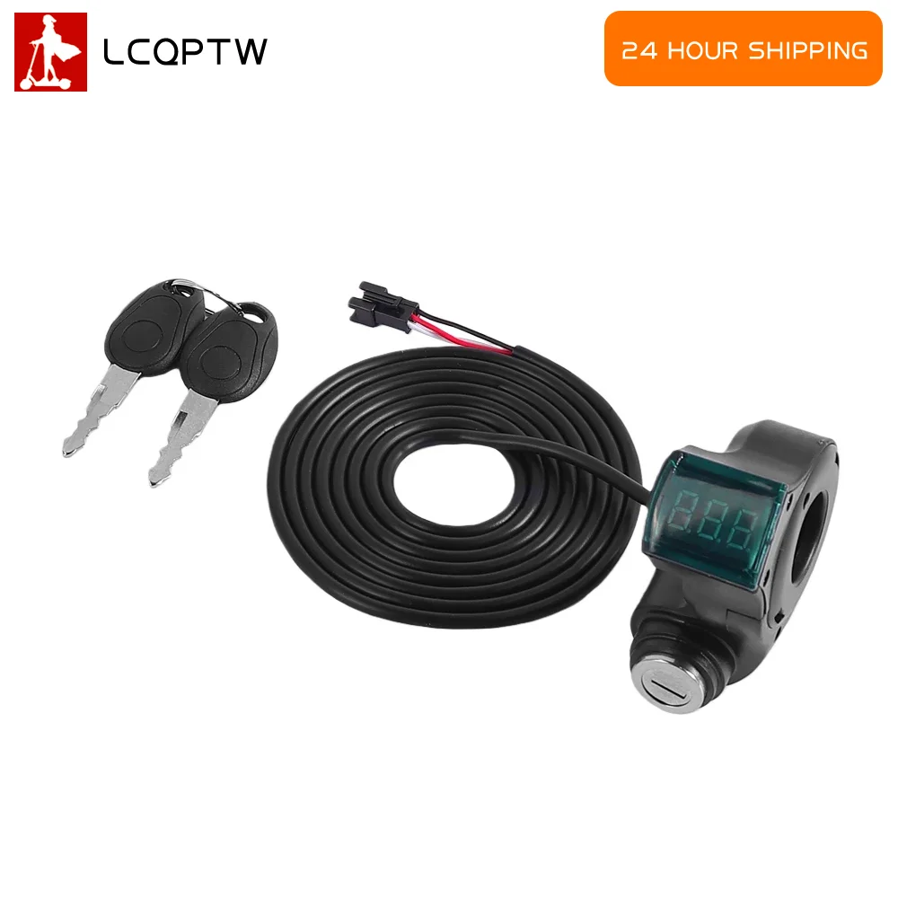 Ignition Key Switch with Voltage Display for ZERO 8X 9X 10X 11X for KUGOO M4 M4 PRO Electric Scooter Ignition Switch Parts
Ignition Key Switch with Voltage Display for ZERO 8X 9X 10X 11X for KUGOO M4 M4 PRO Electric Scooter Ignition Switch Parts