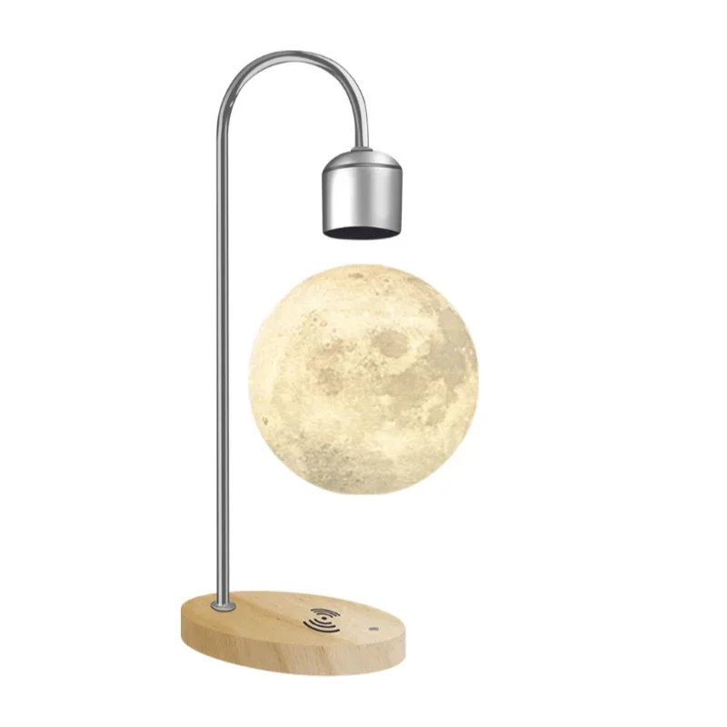 Floating moon lamp 3D printing integrated, seamless creative magnetic levitation moon table lamp
Floating moon lamp 3D printing integrated, seamless creative magnetic levitation moon table lamp