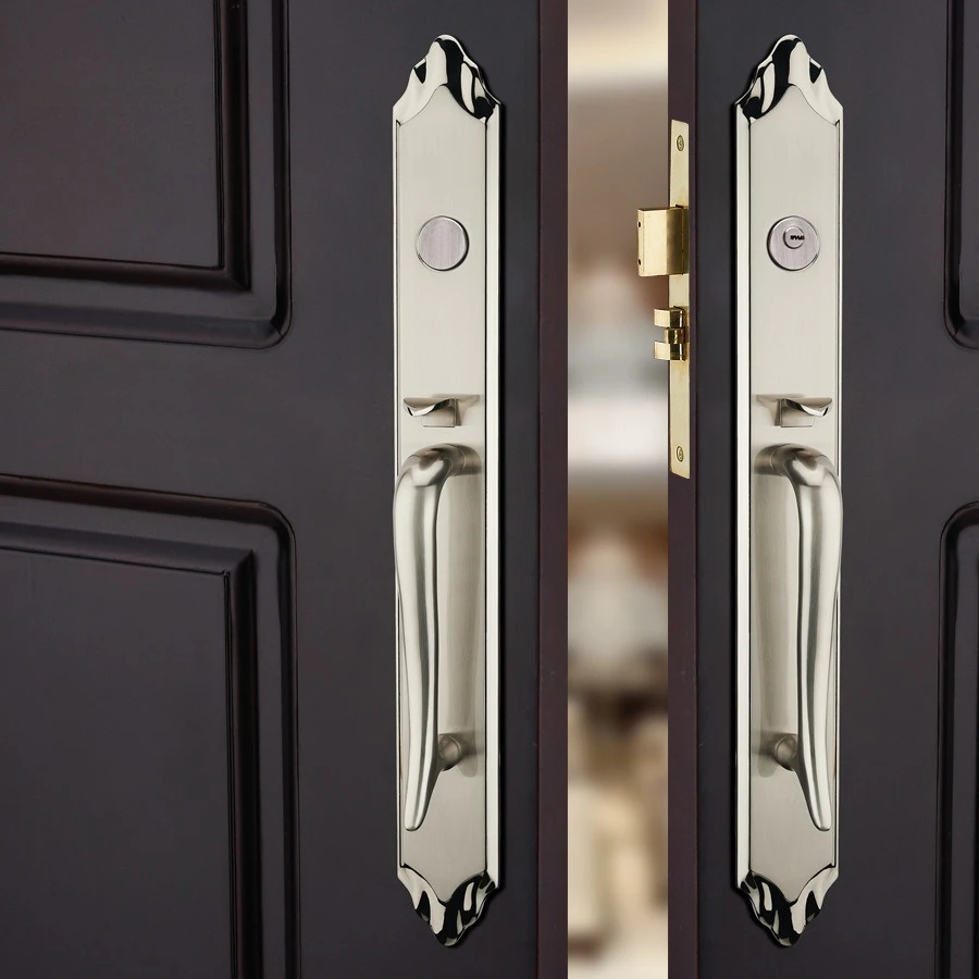 Nordic minimalist wooden front door lock, villa side lock, gold main door lock, conference room door lock
Nordic minimalist wooden front door lock, villa side lock, gold main door lock, conference room door lock
