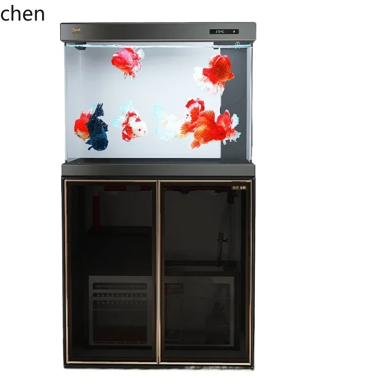 XL fish tank micro-transparent bottom cabinet large living room household ecological goldfish tank glass bottom filter
XL fish tank micro-transparent bottom cabinet large living room household ecological goldfish tank glass bottom filter
