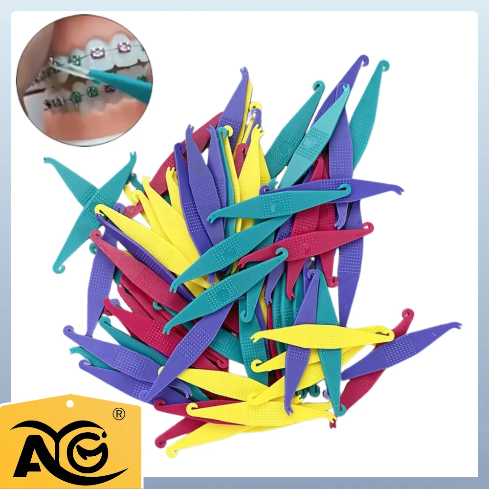 100Pcs AG Mixed Color Orthodontic Elastomeric Ties Disposable Braces Ligature Rings for Teeth Alignment 6cm Elastic Placers
100Pcs AG Mixed Color Orthodontic Elastomeric Ties Disposable Braces Ligature Rings for Teeth Alignment 6cm Elastic Placers