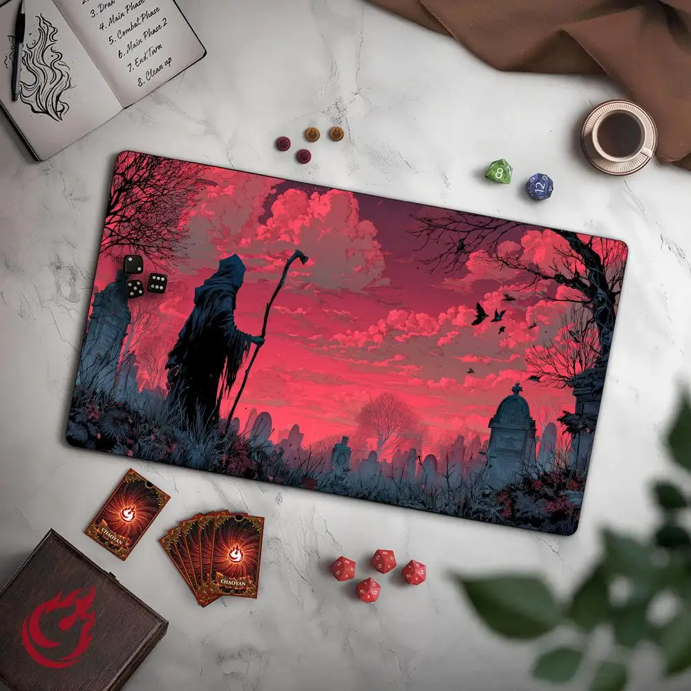 Mysterious Death God MTG Playmat Magic Card Mat with Stitched Edge Non-Slip Durable Tabletop playmat Board Game Mat for TCG
Mysterious Death God MTG Playmat Magic Card Mat with Stitched Edge Non-Slip Durable Tabletop playmat Board Game Mat for TCG