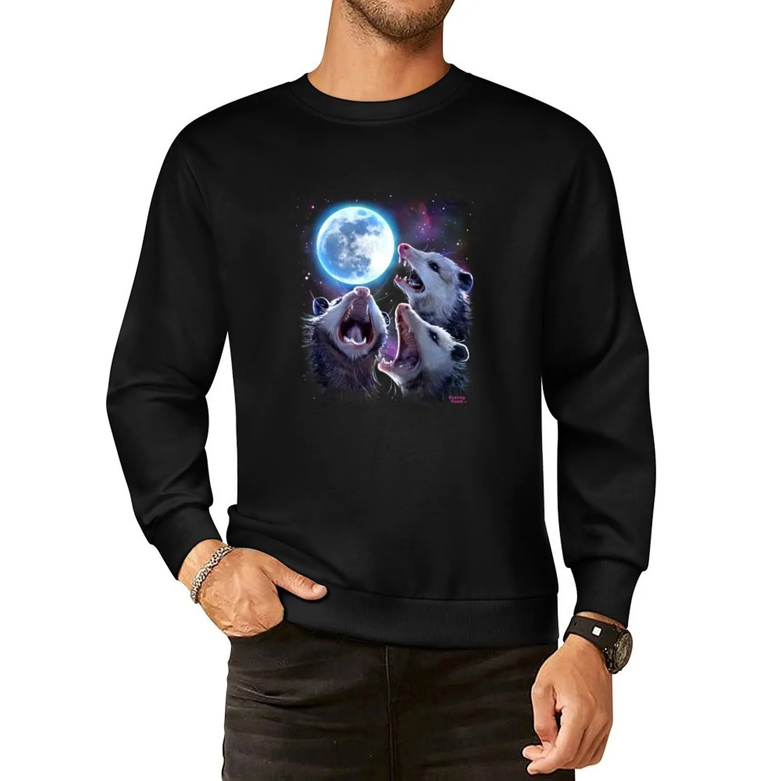 Three Opossums Howling at the Moon Funny Possum Pullover Hoodie tracksuits mens clothes winter man sweatshirt
Three Opossums Howling at the Moon Funny Possum Pullover Hoodie tracksuits mens clothes winter man sweatshirt
