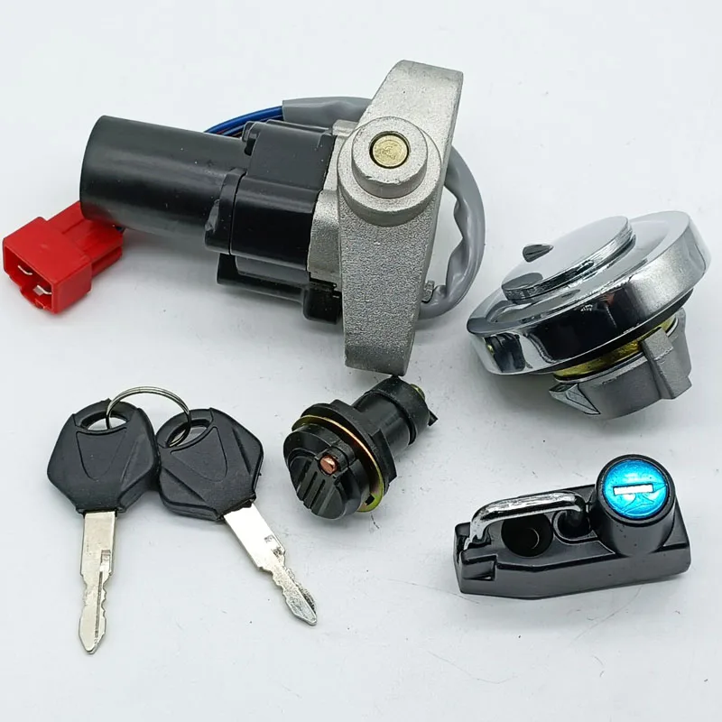 Ignition Switch Gas Cap Seat Lock Key Set For Yamaha XVS125 Drag Star 2000-04 XVS400 Drag Star 96-08 XVS1100 V-Star Custom 99-11
Ignition Switch Gas Cap Seat Lock Key Set For Yamaha XVS125 Drag Star 2000-04 XVS400 Drag Star 96-08 XVS1100 V-Star Custom 99-11