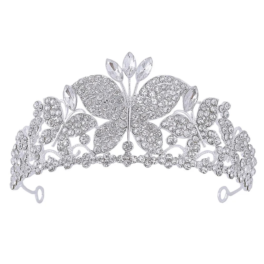 Rhinestone Butterfly Crown for Bride Wedding Bridal Headpiece Tiaras for Women Prom Birthday Party Crown Hair Accessory Elegant
Rhinestone Butterfly Crown for Bride Wedding Bridal Headpiece Tiaras for Women Prom Birthday Party Crown Hair Accessory Elegant