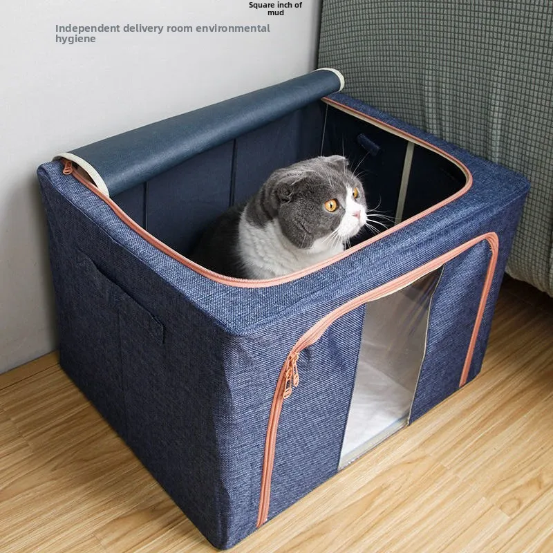 Pregnant Dog Breeding Box Enclosed Tent Foldable Pet Reproduction Cage Cozy Nest for Kittens And puppiesXY Cotton Linen
Pregnant Dog Breeding Box Enclosed Tent Foldable Pet Reproduction Cage Cozy Nest for Kittens And puppiesXY Cotton Linen