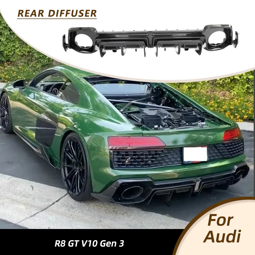 Car Rear Bumper Diffuser Lip Spoiler for Audi R8 V10 GT Performance Coupe 2023 Facelift Gen 3 Rear Body Kits Prepreg Dry Carbon
Car Rear Bumper Diffuser Lip Spoiler for Audi R8 V10 GT Performance Coupe 2023 Facelift Gen 3 Rear Body Kits Prepreg Dry Carbon
