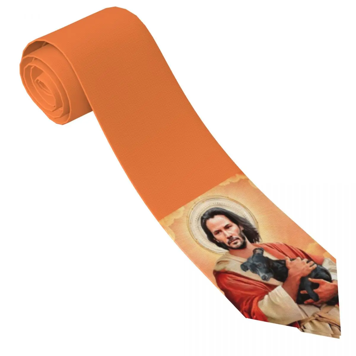 Jesus And Dog Tie Fashion Graphic Neck Ties Elegant Collar Tie Men Leisure Necktie Accessories Birthday Gift
Jesus And Dog Tie Fashion Graphic Neck Ties Elegant Collar Tie Men Leisure Necktie Accessories Birthday Gift