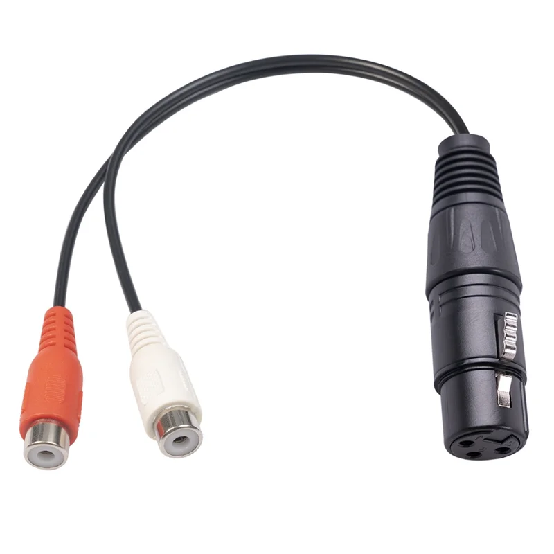 XLR-двойной кабель RCA XLR-разветвитель RCA Y 3-контактный разъем XLR «мама» на 2RCA «мама» усилитель со смешанной вилкой AV-кабель, 0,2 м
XLR-двойной кабель RCA XLR-разветвитель RCA Y 3-контактный разъем XLR «мама» на 2RCA «мама» усилитель со смешанной вилкой AV-кабель, 0,2 м