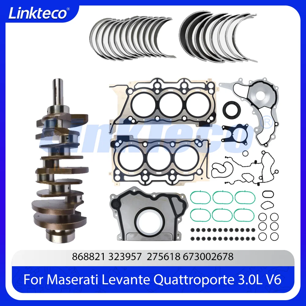 Engine Crankshaft Main Con Rod Bearing Head Full Gasket Set For 3.0 T L M156 MASERATI LEVANTE M161 Ghibli M157 Quattroporte 3.0T
Engine Crankshaft Main Con Rod Bearing Head Full Gasket Set For 3.0 T L M156 MASERATI LEVANTE M161 Ghibli M157 Quattroporte 3.0T