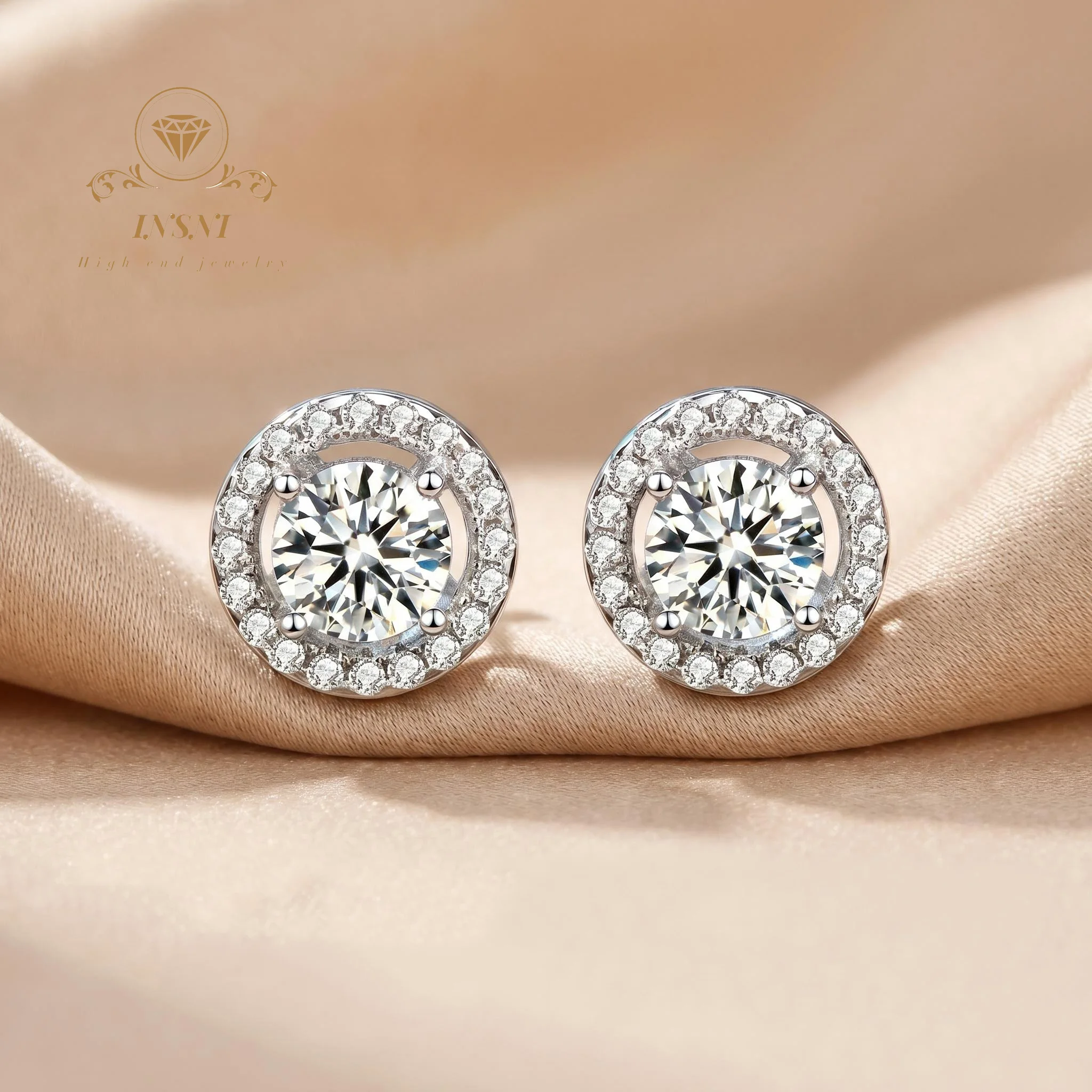 Temperament Simple 925 Silver Stud Earrings Girls Sweet Fashion Round Moissanite Earrings Round Face Thin Earrings Jewelry Gift
Temperament Simple 925 Silver Stud Earrings Girls Sweet Fashion Round Moissanite Earrings Round Face Thin Earrings Jewelry Gift