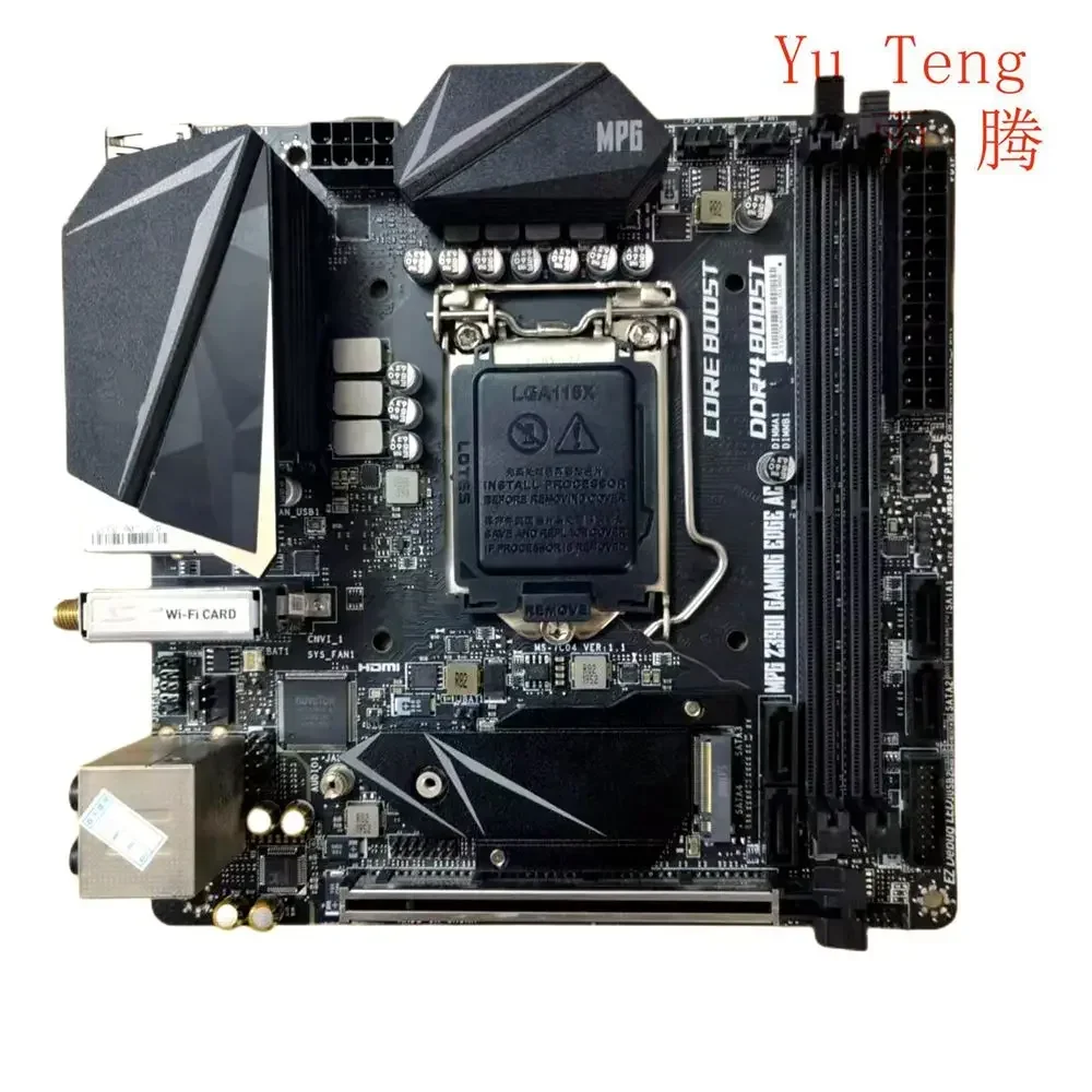 Suitable For MSI MPG Z390I GAMING EDGE AC Desktop Motherboard DDR4 LGA 1151 HDMI Z390 Mainboard 100% Tested OK Fully Work
Suitable For MSI MPG Z390I GAMING EDGE AC Desktop Motherboard DDR4 LGA 1151 HDMI Z390 Mainboard 100% Tested OK Fully Work