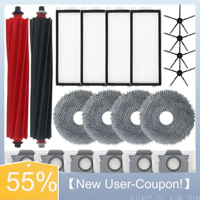 A60T Новый для Roborock Qrevo Master Робот-пылесос Основная боковая щетка HEPA-фильтры Швабра Тканевые мешки для пыли Запасные части
A60T Новый для Roborock Qrevo Master Робот-пылесос Основная боковая щетка HEPA-фильтры Швабра Тканевые мешки для пыли Запасные части
