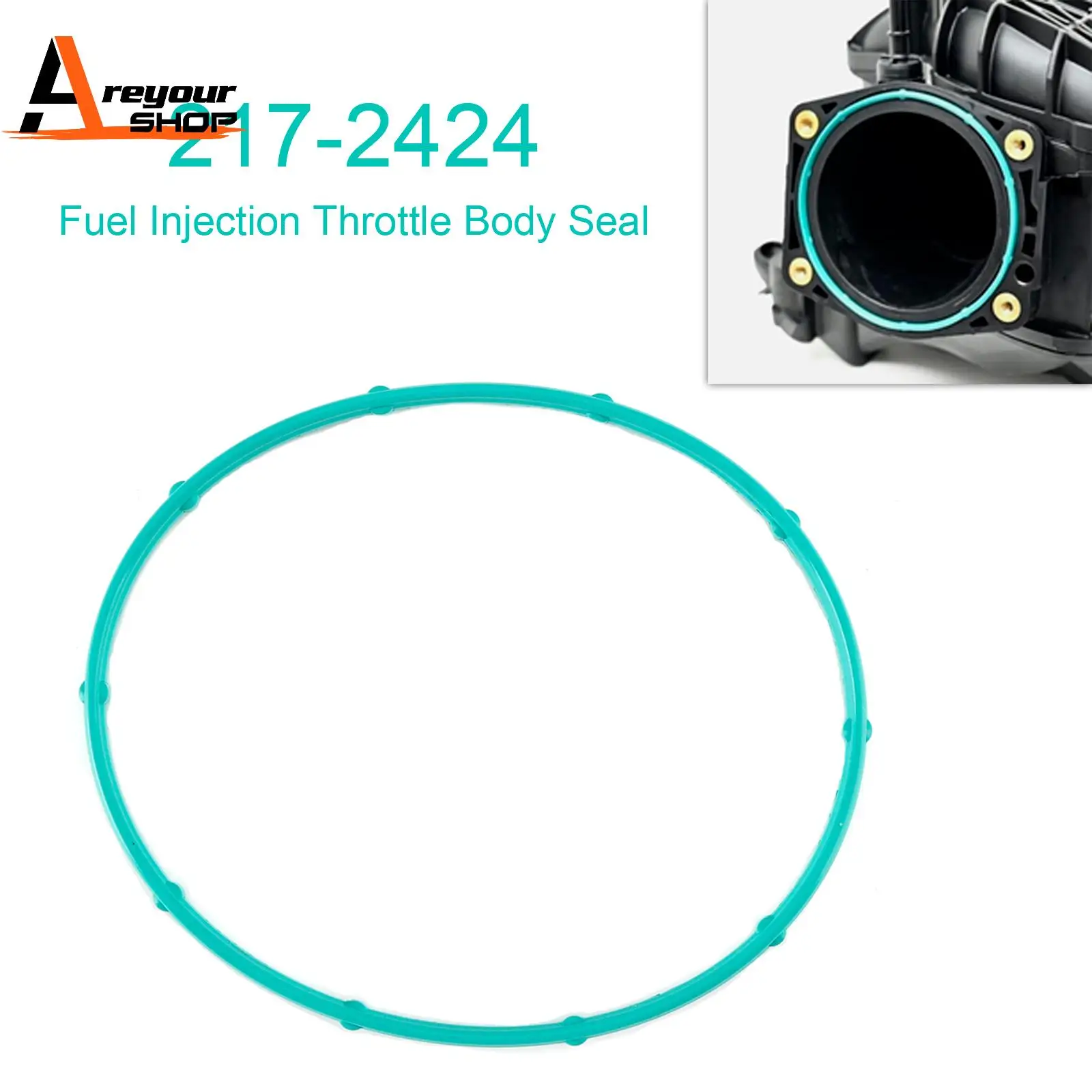 217-2424 Уплотнительная прокладка корпуса дроссельной заслонки впрыска топлива для грузовиков GM и TBSS 
217-2424 Уплотнительная прокладка корпуса дроссельной заслонки впрыска топлива для грузовиков GM и TBSS