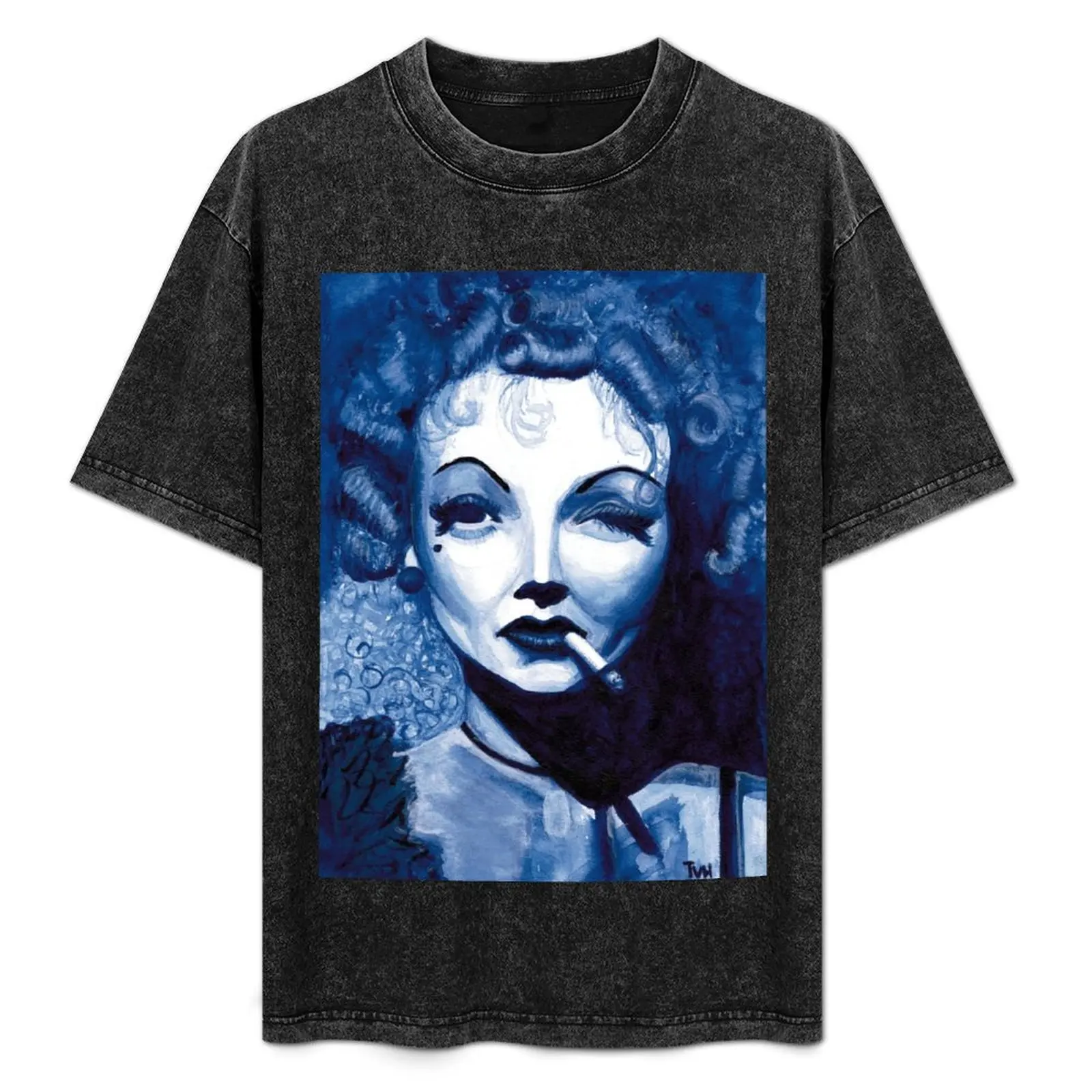 Marlene Dietrich Portrait T-Shirt Christmas Casual Short Sleeve Top
Marlene Dietrich Portrait T-Shirt Christmas Casual Short Sleeve Top