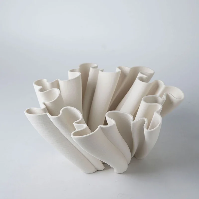 Ceramic 3D Printing Vase Nordic Home Design Luxury Stand for Flowers Vase Ikebana White Table Decor Living Room Decoration Gift
Ceramic 3D Printing Vase Nordic Home Design Luxury Stand for Flowers Vase Ikebana White Table Decor Living Room Decoration Gift