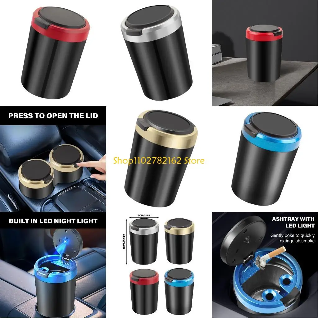 547B Car Portable Ashtray Holders Cup Cigarettes LED Ashtray Storage Case for Car Home
547B Car Portable Ashtray Holders Cup Cigarettes LED Ashtray Storage Case for Car Home