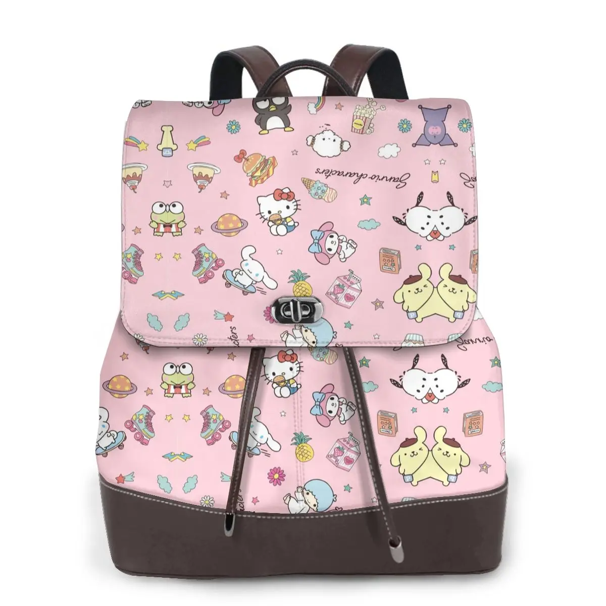 New Women's Multifunction Little Twin Stars Mykiki Melala Backpack Casual Leather School Bag Girls Fashion Travel Shoulder Bag
New Women's Multifunction Little Twin Stars Mykiki Melala Backpack Casual Leather School Bag Girls Fashion Travel Shoulder Bag