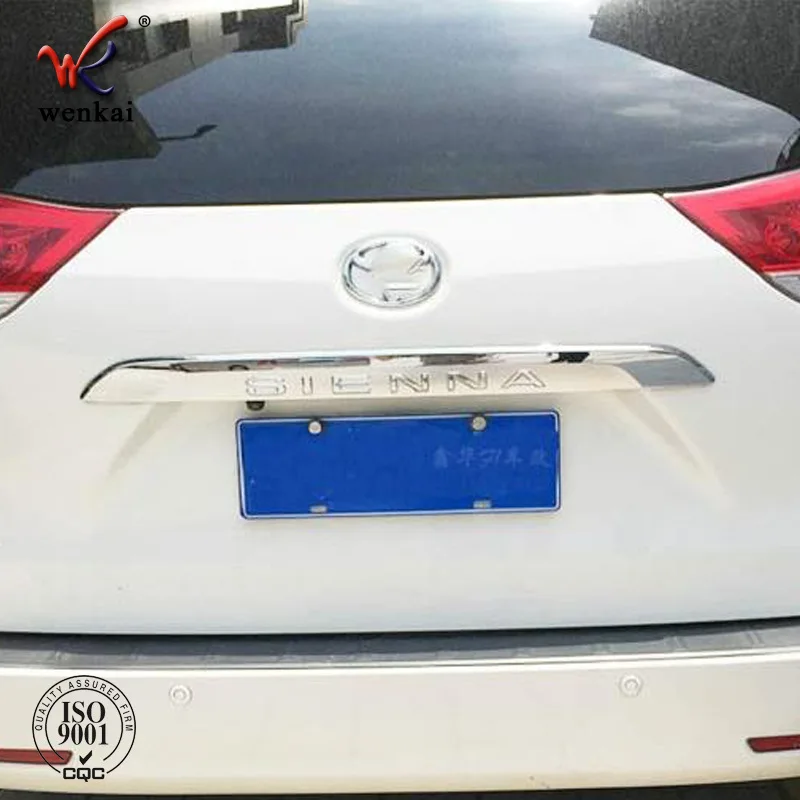 ABS Chrome Rear Trunk Lid Cover Trim For Toyota Sienna 2015 2016 2017 Car Accessories Stickers
ABS Chrome Rear Trunk Lid Cover Trim For Toyota Sienna 2015 2016 2017 Car Accessories Stickers