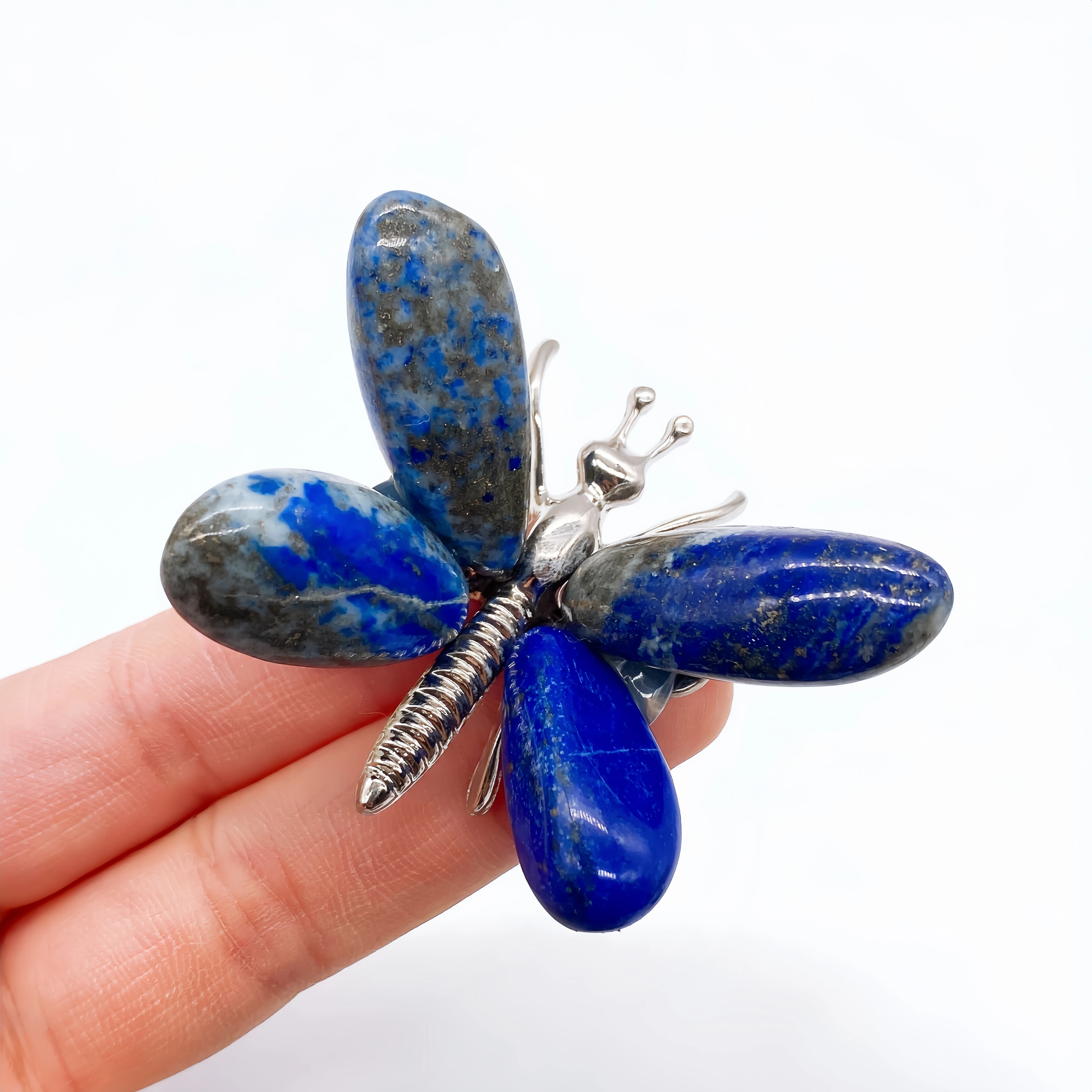 1PC Natural Lapis Lazuli Butterfly Crystal Blue Quartz Stone spar crafts Dragonfly Reiki Healing Home Decor Children Gift
1PC Natural Lapis Lazuli Butterfly Crystal Blue Quartz Stone spar crafts Dragonfly Reiki Healing Home Decor Children Gift