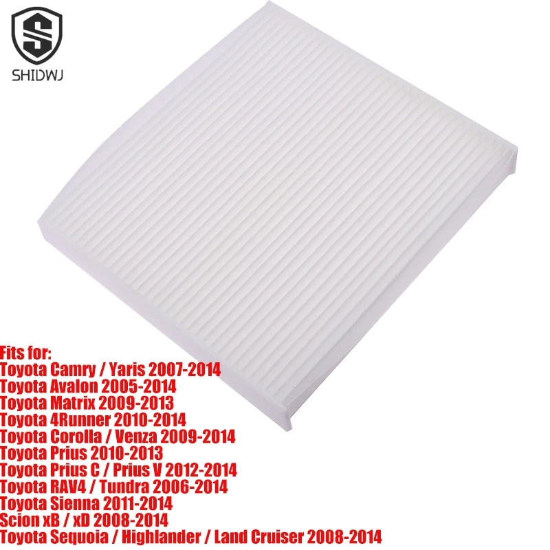 Car Cabin Air Filter Carbon Fiber Filter Element For Toyota Camry Sequoia Highlander Prius Sienna Avalon Corolla 87139ON010
Car Cabin Air Filter Carbon Fiber Filter Element For Toyota Camry Sequoia Highlander Prius Sienna Avalon Corolla 87139ON010