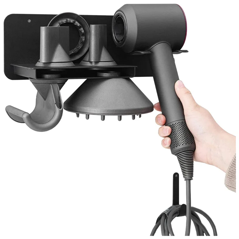 Hair Dryer Holder Wall Mounted Bathroom Blow Dryer Holder Storage Rack for Hair Dryer
Hair Dryer Holder Wall Mounted Bathroom Blow Dryer Holder Storage Rack for Hair Dryer