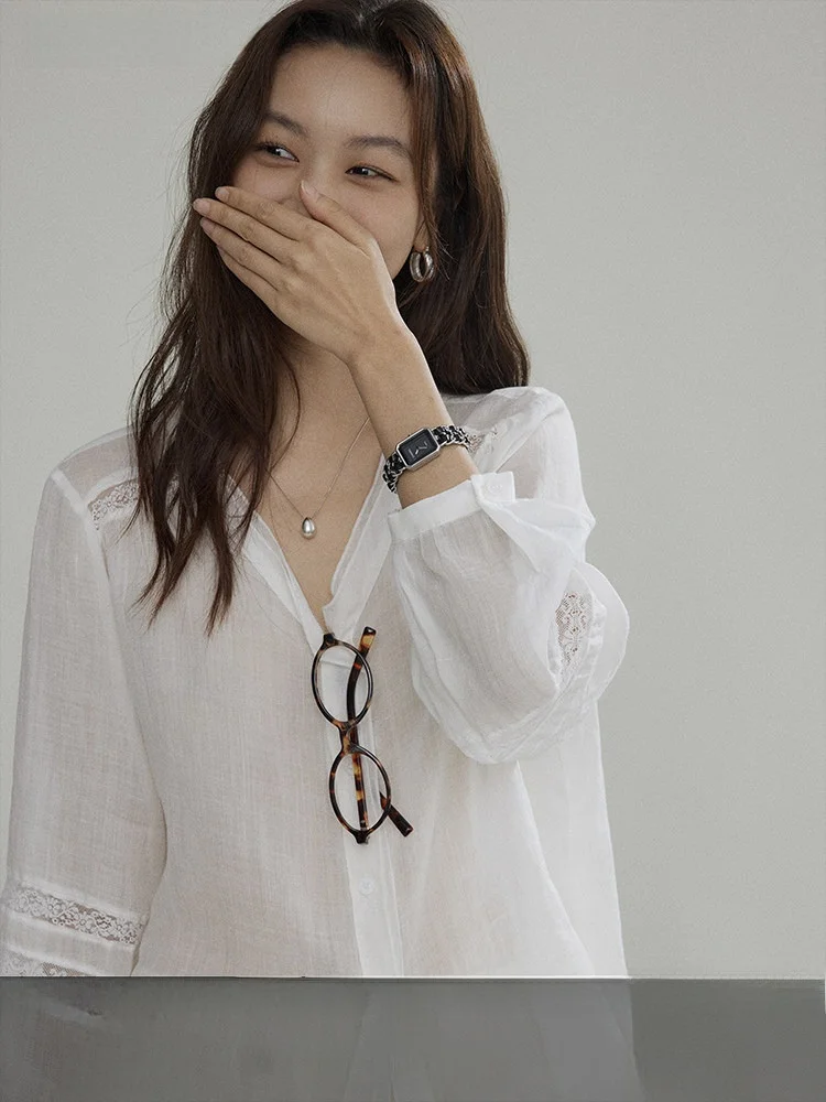 Joli Choose Summer New V-ne Embroidered Linen Bubble Sve irt Women Ele Small ence irt Pure Color Commute S...
Joli Choose Summer New V-ne Embroidered Linen Bubble Sve irt Women Ele Small ence irt Pure Color Commute S...