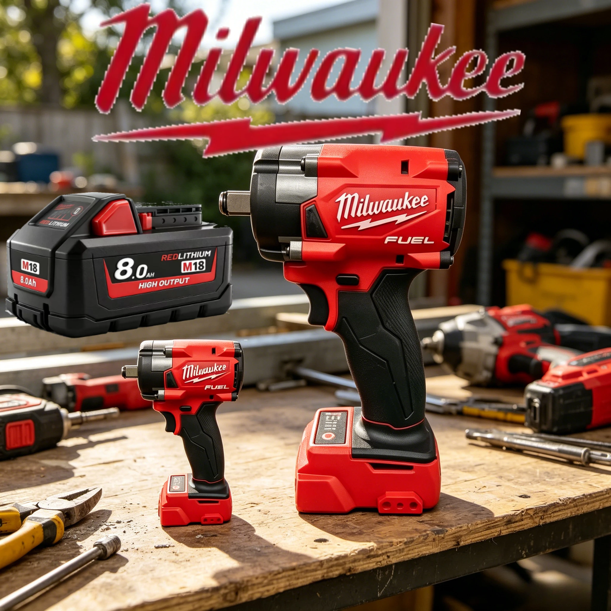 FIW212 Milwaukee M18 Four Speed FUEL Impact Wrench Full Package With REDLITHIUM Battery And Original Fast Charger
FIW212 Milwaukee M18 Four Speed FUEL Impact Wrench Full Package With REDLITHIUM Battery And Original Fast Charger
