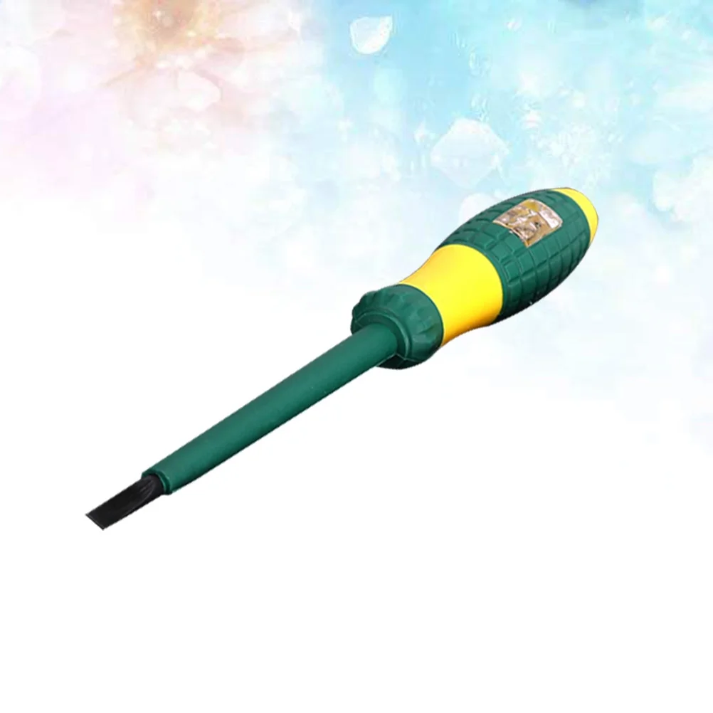 Slot Screwdriver Voltage Pen Dual Crystal Hole Handle Insulated Shaft Safety Electric Leak Power Outage Tester LED
Slot Screwdriver Voltage Pen Dual Crystal Hole Handle Insulated Shaft Safety Electric Leak Power Outage Tester LED