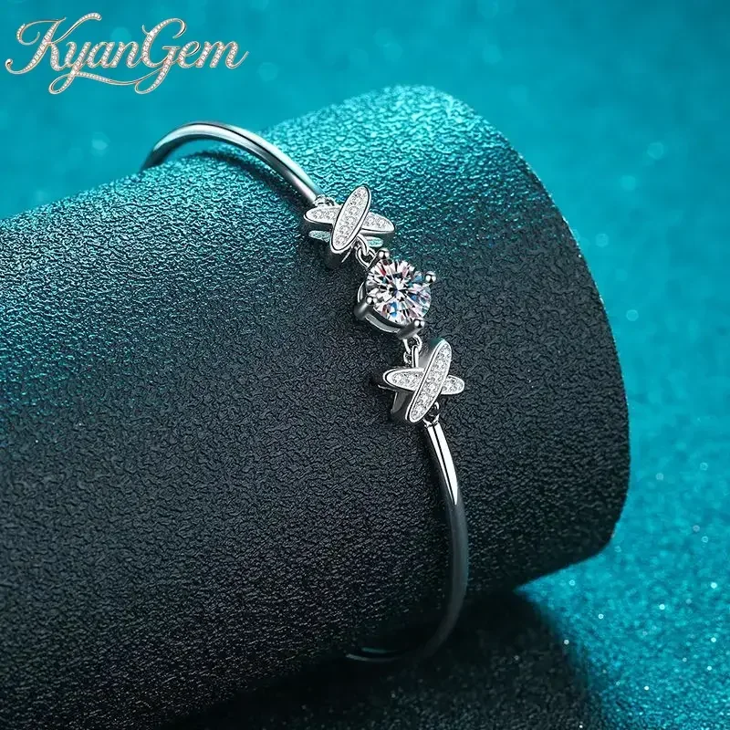 KyanGem 18K Gold Inlaid Diamond D Color Women's Moissanite Bracelet Platinum 18K Diamond Four Claw 1 Carat Moissanite Bracelet
KyanGem 18K Gold Inlaid Diamond D Color Women's Moissanite Bracelet Platinum 18K Diamond Four Claw 1 Carat Moissanite Bracelet
