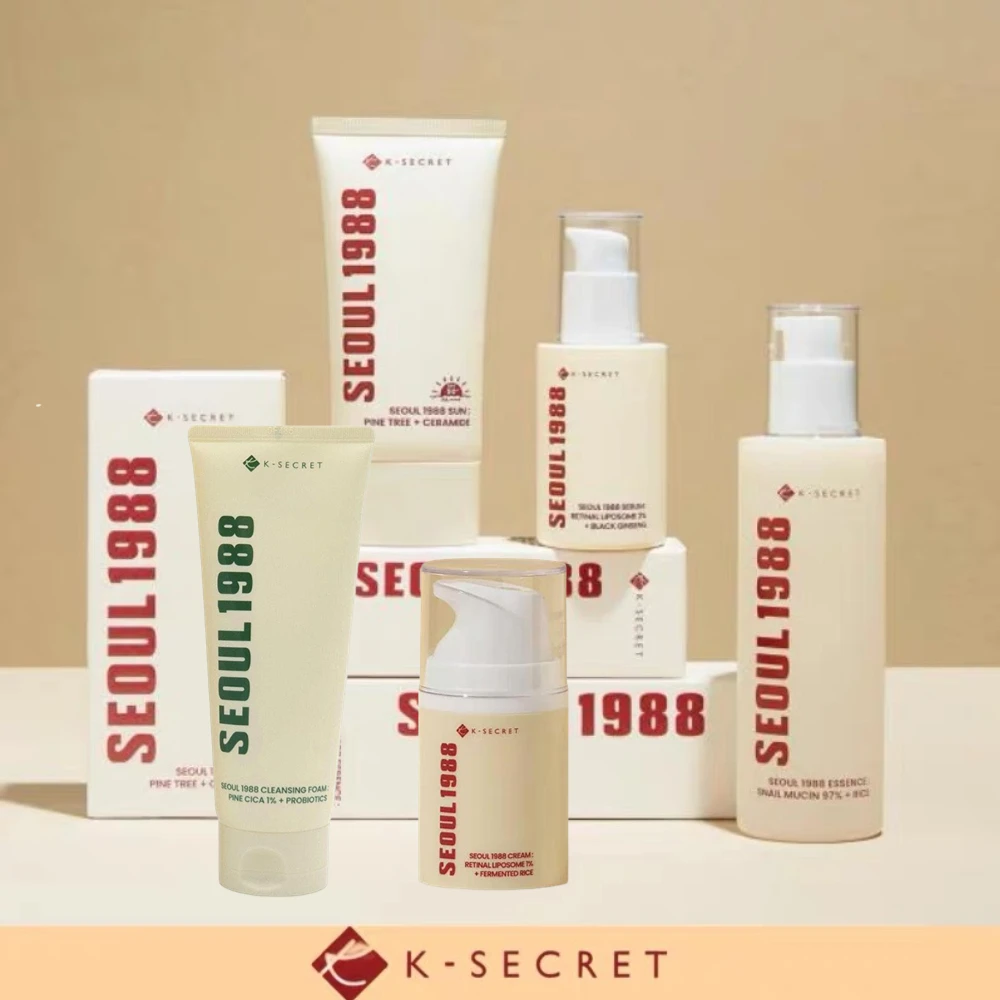 Korean SEOUL 1988 Skin Care Set - Retinol Eye Cream, Niacinamide Serum, SPF 50+ Sunscreen, Facial Cleansing Foam, Rice Cream
Korean SEOUL 1988 Skin Care Set - Retinol Eye Cream, Niacinamide Serum, SPF 50+ Sunscreen, Facial Cleansing Foam, Rice Cream