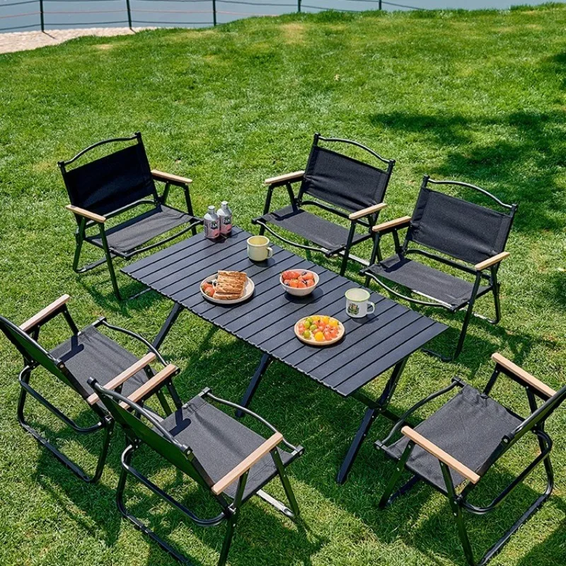Outdoor folding table camping table and chairs portable egg roll table picnic
Outdoor folding table camping table and chairs portable egg roll table picnic