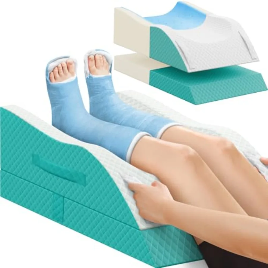 Elevation Pillows for Leg After Surgery, Memory Foam Adjustable Wedge Pillow for Injury or Rest, Ankle Pillow for Sleeping Bloo
Elevation Pillows for Leg After Surgery, Memory Foam Adjustable Wedge Pillow for Injury or Rest, Ankle Pillow for Sleeping Bloo