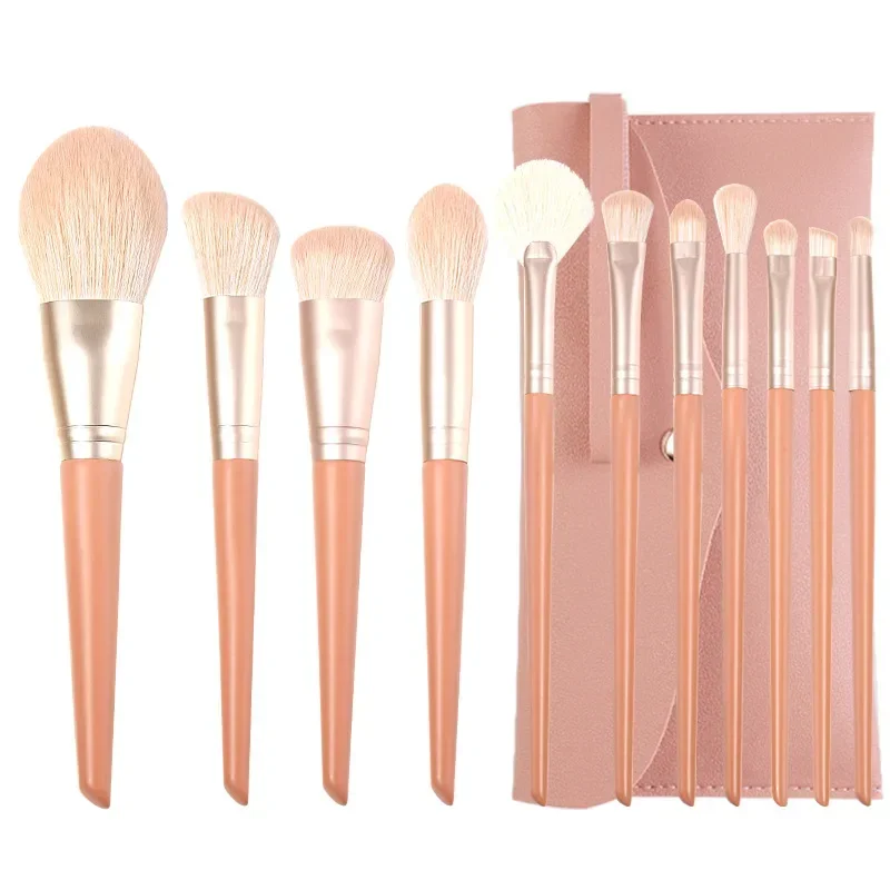 11pcs Wooden Handle Makeup Brushes Coral Orange Makeup Brush Set Beginner Beauty Tools Gift Brushes
11pcs Wooden Handle Makeup Brushes Coral Orange Makeup Brush Set Beginner Beauty Tools Gift Brushes