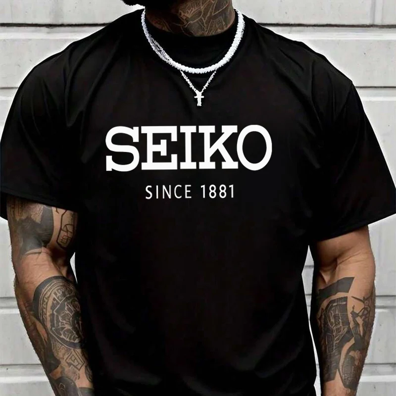 New Sale Seiko Logo T-Shirt For Riders Men's And Women's Fashion Casual High Quality Round Neck Tshirt Tee 2026
New Sale Seiko Logo T-Shirt For Riders Men's And Women's Fashion Casual High Quality Round Neck Tshirt Tee 2026