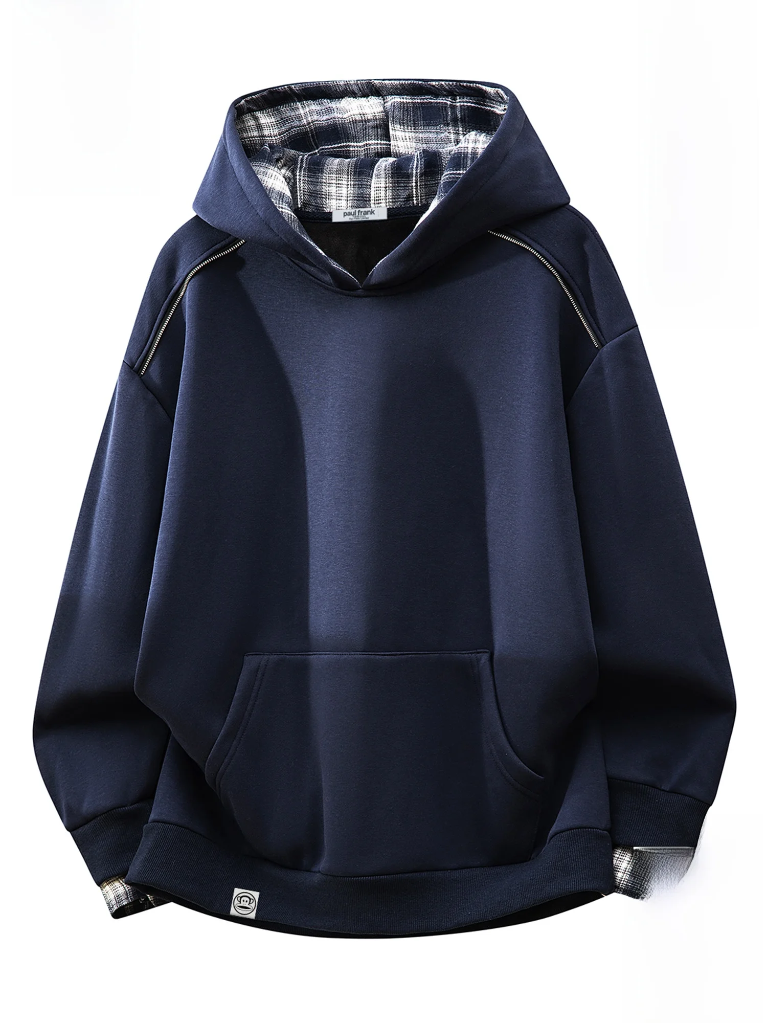 PaulFrank Plu Lined Hoodie Men's Casual Overhead Sweatirt Winter Warm Plaid Splicing Trendy Brand Couple Youth Faion
PaulFrank Plu Lined Hoodie Men's Casual Overhead Sweatirt Winter Warm Plaid Splicing Trendy Brand Couple Youth Faion