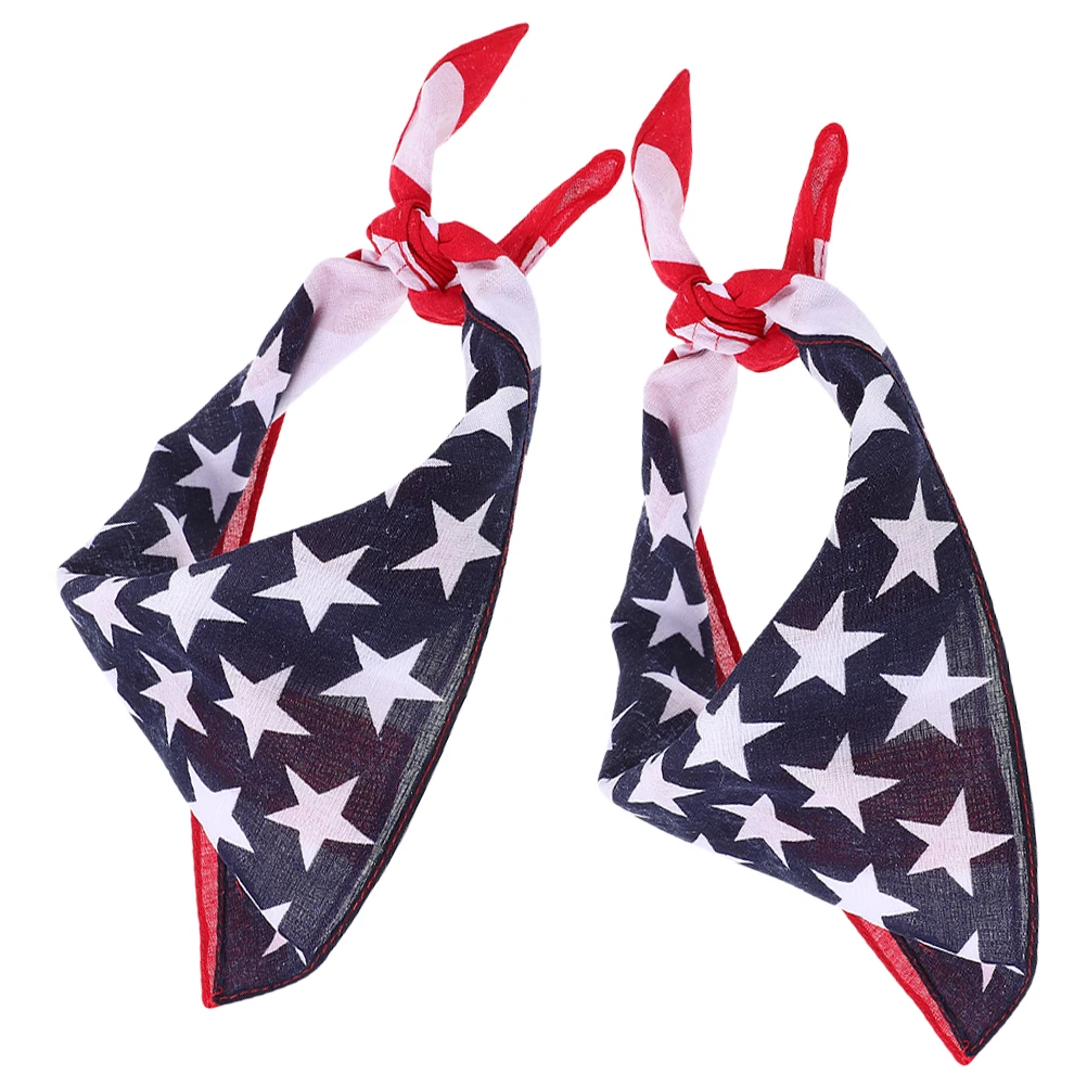 2Pcs American Handkerchief Independence Day Handkerchief Patriotic Neck Scarf Bandanas Women Men Hat Accessory Fourth July
2Pcs American Handkerchief Independence Day Handkerchief Patriotic Neck Scarf Bandanas Women Men Hat Accessory Fourth July