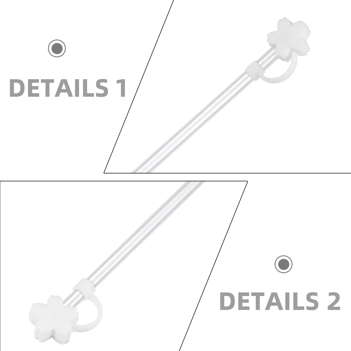 4 Pcs Straw Dust Plug Cover White Silica Gel Flower Shape Anti Dust Airtight Seal Straw Cap Protector Kitchen Bar Supplies
4 Pcs Straw Dust Plug Cover White Silica Gel Flower Shape Anti Dust Airtight Seal Straw Cap Protector Kitchen Bar Supplies