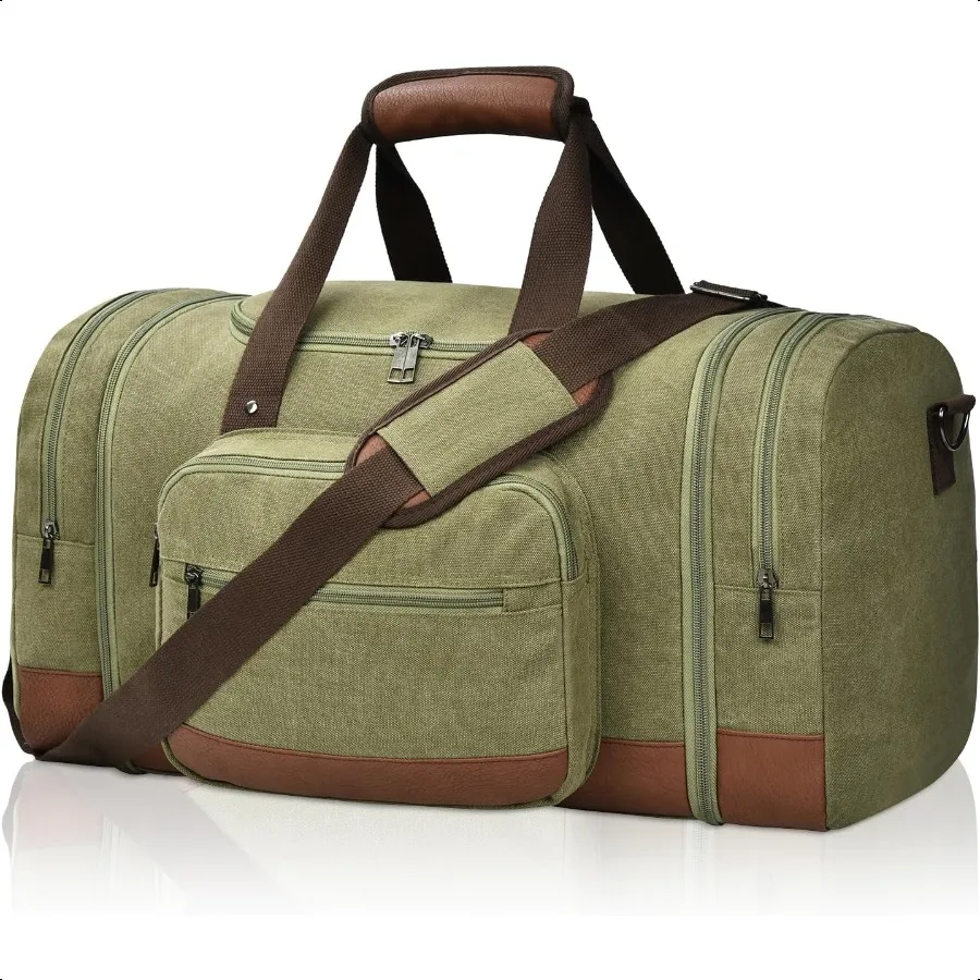 Duffle Bag for Travel 50L Canvas Travel Duffel Bags Overnight Weekend Gym Carry On Lage Bag for Men Women Army Green
Duffle Bag for Travel 50L Canvas Travel Duffel Bags Overnight Weekend Gym Carry On Lage Bag for Men Women Army Green