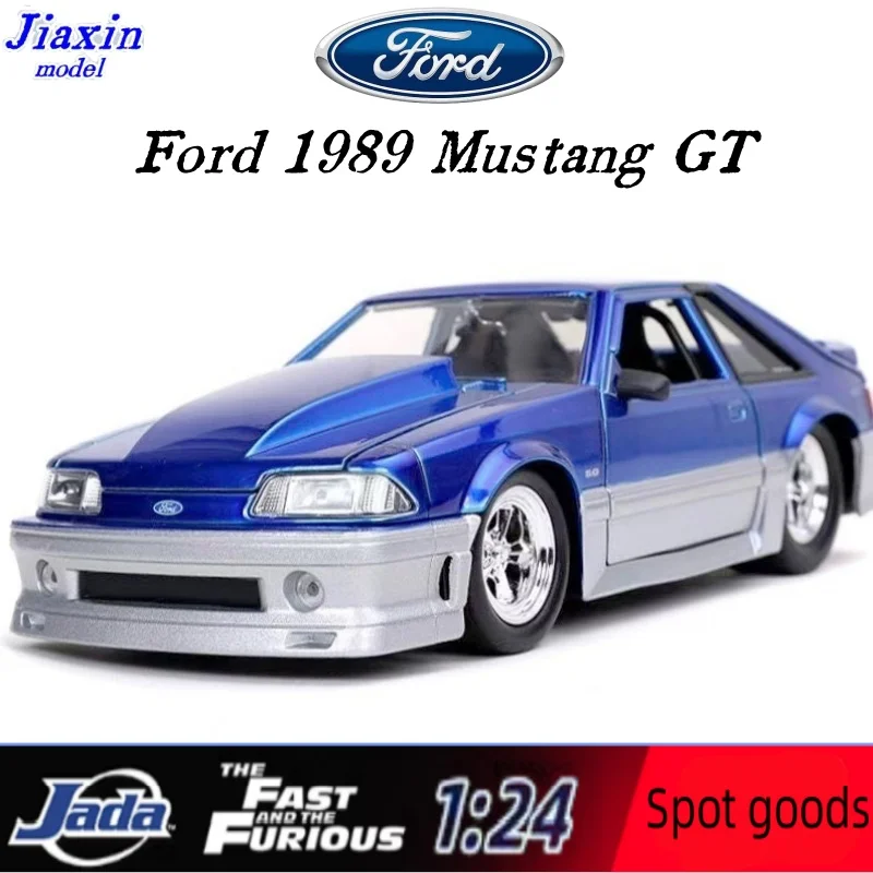 jada1:24 Ford 1989 Rare Mustang GT 5.0 displacement alloy model collection display gift
jada1:24 Ford 1989 Rare Mustang GT 5.0 displacement alloy model collection display gift