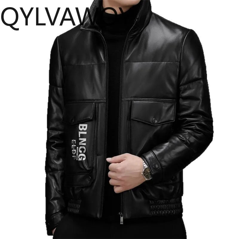 QYLVAWOY Winter Sheepskin Puffer Jacket Man Real Leather Jackets Motorcycle Jacket Thicken Coats Warm Jackets for Man Jaqueta
QYLVAWOY Winter Sheepskin Puffer Jacket Man Real Leather Jackets Motorcycle Jacket Thicken Coats Warm Jackets for Man Jaqueta