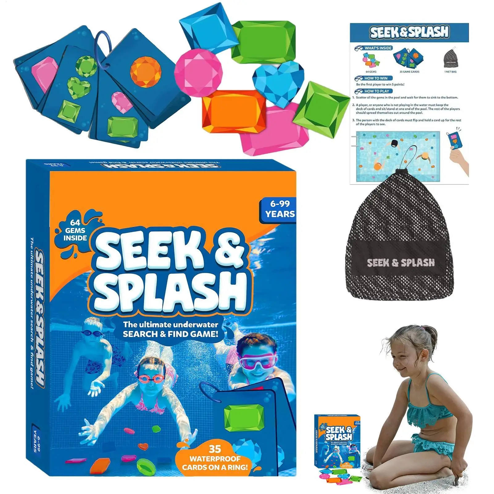 Dive Gems Pool Toys Educational Underwater Colorful Gem Pool Diving Toys Kids Learning Games Outdoor Activities For Summer Pool
Dive Gems Pool Toys Educational Underwater Colorful Gem Pool Diving Toys Kids Learning Games Outdoor Activities For Summer Pool