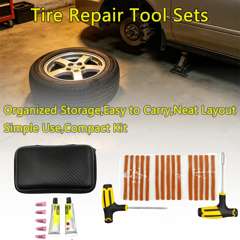 Motorcycle Tire Repair Kit Puncture Plug Tools Tyre Puncture Emergency for Car Tire Strips Stirring Glue Repair Tool Kit
Motorcycle Tire Repair Kit Puncture Plug Tools Tyre Puncture Emergency for Car Tire Strips Stirring Glue Repair Tool Kit