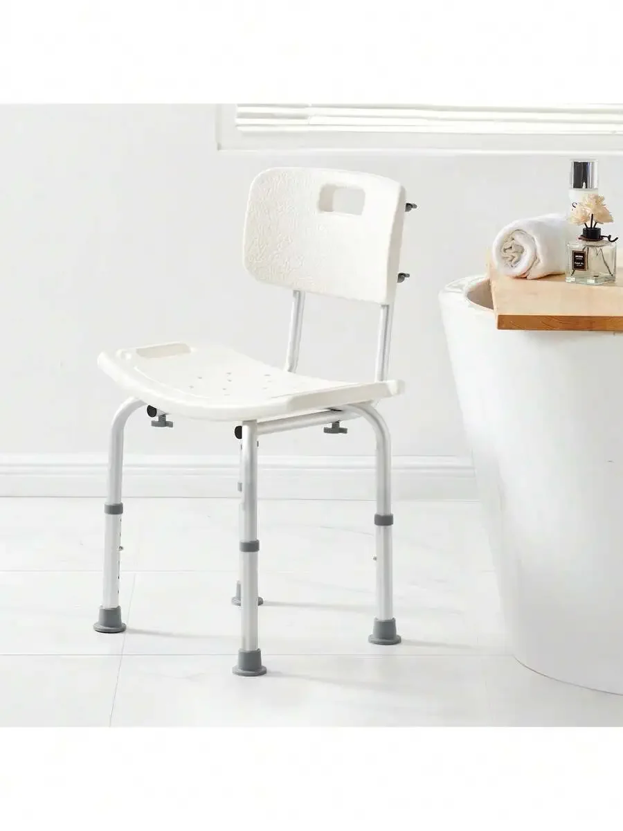 Shower Chair, Shower Seat With Back, Adjustable Height Shower Stool, Shower Chair For Inside Shower Bathtub
Shower Chair, Shower Seat With Back, Adjustable Height Shower Stool, Shower Chair For Inside Shower Bathtub