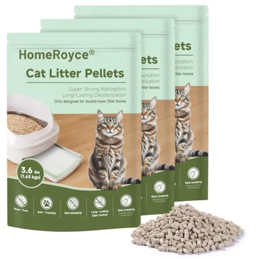 Cat Litter Pellets Exclusively for Double Layer Cat Litter Box, Super Odor Control Zeolite Litter, Non Clumping Cat Litter, Low
Cat Litter Pellets Exclusively for Double Layer Cat Litter Box, Super Odor Control Zeolite Litter, Non Clumping Cat Litter, Low