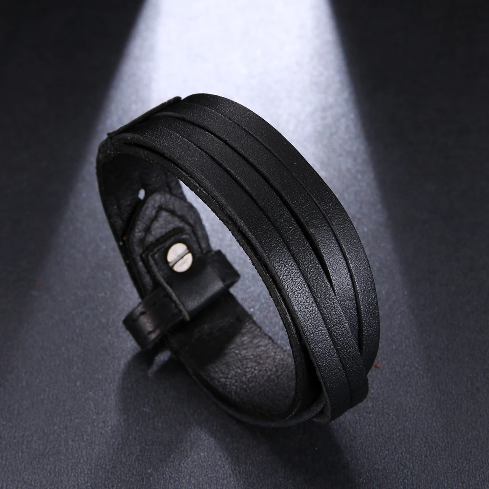 1 PCS Jewelry Vintage Hand Woven Multilayer Leather BraceletCuff Wide Leather Adjustable Bracelet For Men Pulsera
1 PCS Jewelry Vintage Hand Woven Multilayer Leather BraceletCuff Wide Leather Adjustable Bracelet For Men Pulsera