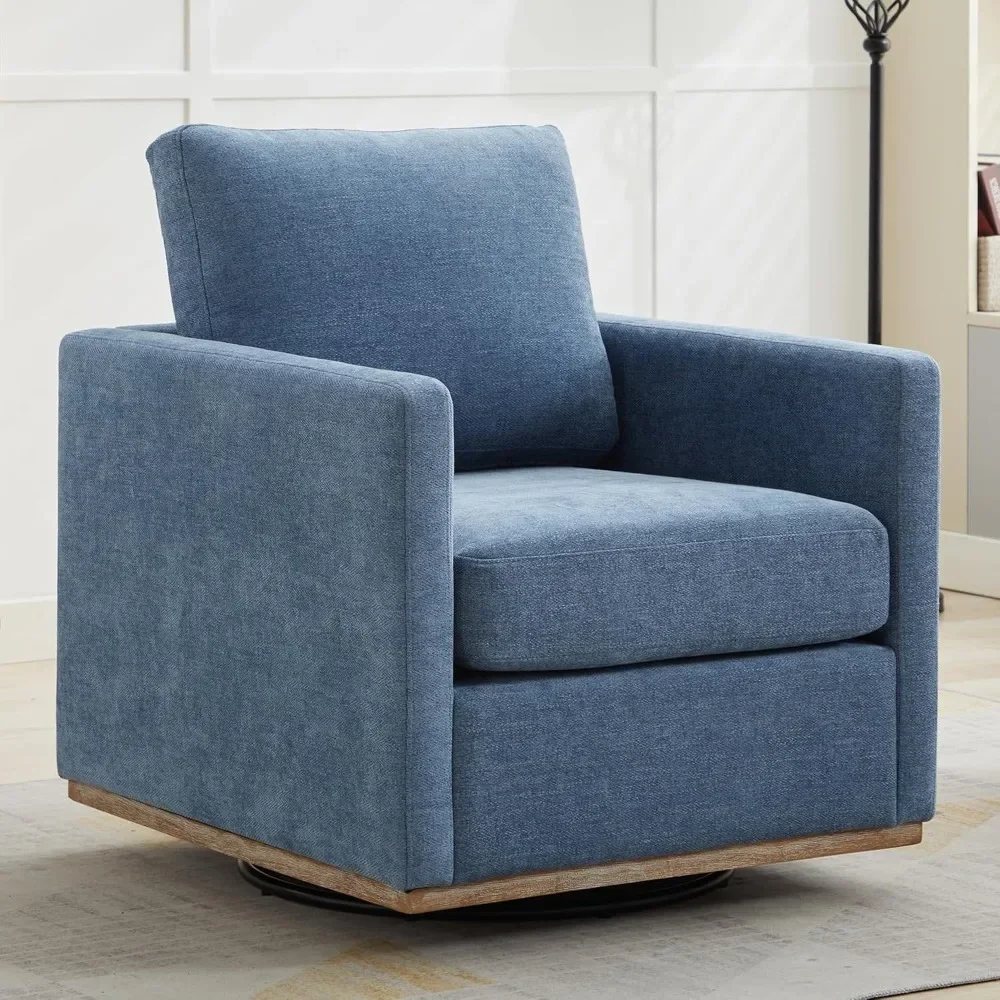 30.7" W Swivel Accent Chair, Mid Century Modern Swivel Chair for Living Room, Comfy Swivel Barrel Chair, Wavy Chenille
30.7" W Swivel Accent Chair, Mid Century Modern Swivel Chair for Living Room, Comfy Swivel Barrel Chair, Wavy Chenille