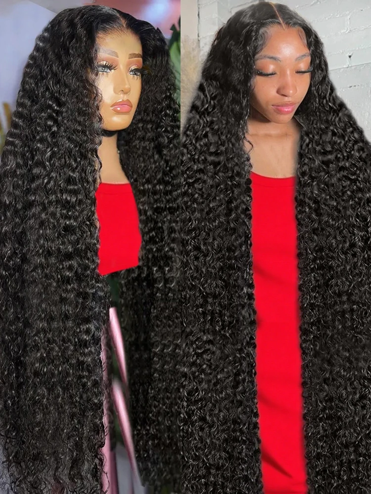 40 46Inch Deep Wave 13x6 HD Transparent Lace Frontal Human Hair Wig 300% Density Brazilian 13x4 Curly Water Wave Front Wig Women
40 46Inch Deep Wave 13x6 HD Transparent Lace Frontal Human Hair Wig 300% Density Brazilian 13x4 Curly Water Wave Front Wig Women