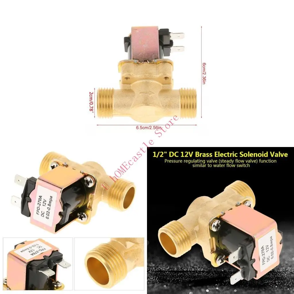 63HF 1/2" DC12V Normally Closed Electric Solenoid for Valve High Temperature Resistan
63HF 1/2" DC12V Normally Closed Electric Solenoid for Valve High Temperature Resistan