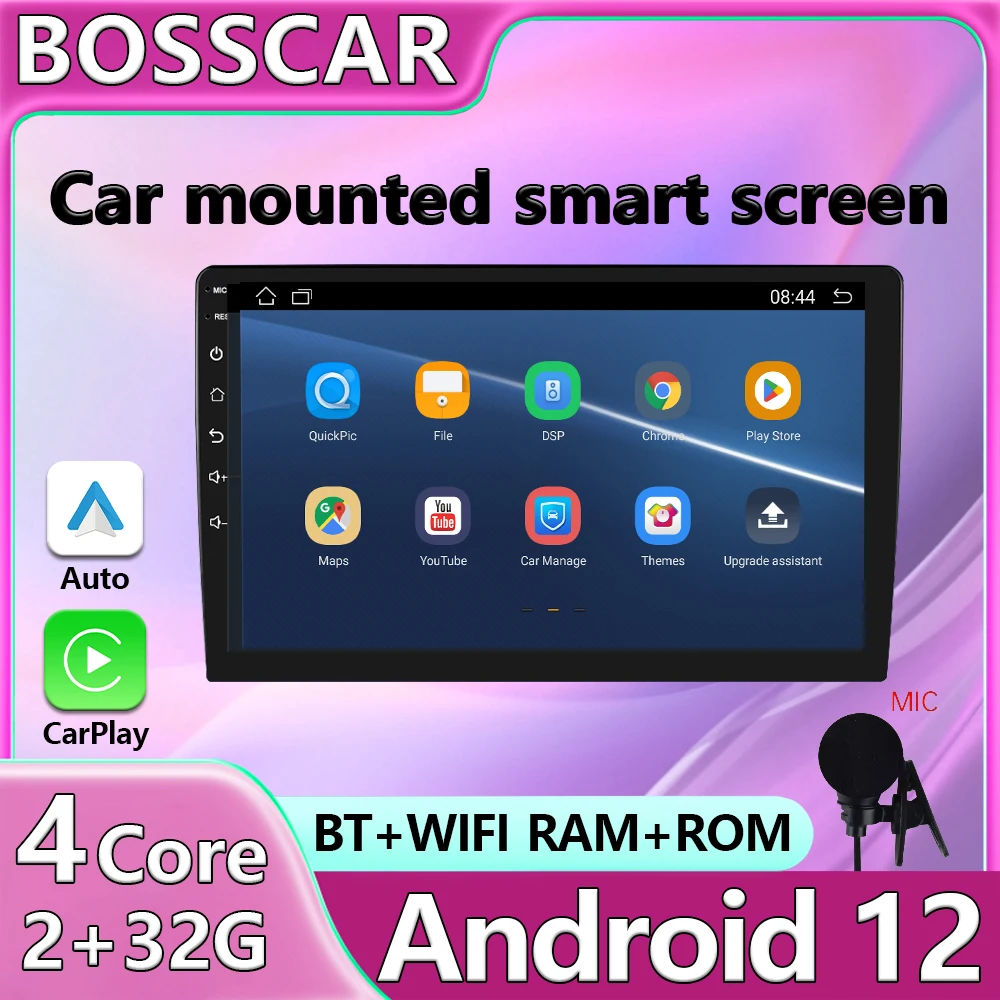 BOSSCAR Car radio Universal 7/9/10'' 2 Din Android 13 Multimedia Video Stereo Wireless Carplay For Volkswagen Nissan Hyundai
BOSSCAR Car radio Universal 7/9/10'' 2 Din Android 13 Multimedia Video Stereo Wireless Carplay For Volkswagen Nissan Hyundai